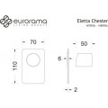 Μπαταριες ντουζιερας - EURORAMA ELETTA TECNO 167055SL-400 BLACK MATT ΜΙΚΤΗΣ ΕΝΤΟΙΧΙΣΜΟΥ 1 ΕΞΟΔΟΥ  ΕΙΔΗ ΥΓΙΕΙΝΗΣ